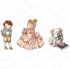 TINY TOWNIE WEDDING TRIO RUBBER STAMP SET (includes 3 stamps)